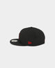 New Era Atlanta Braves "Scarlet Bottom" 59FIFTY Fitted Black/Scarlet