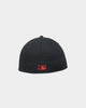 New Era Anaheim Angels "Scarlet Bottom" 59FIFTY Fitted Black/Scarlet