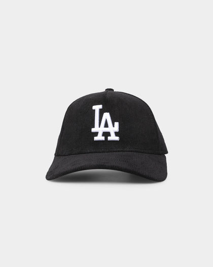 New Era Women's Los Angeles Dodgers 'Black Cord' 9FORTY A-Frame Casual Strapback Black/White