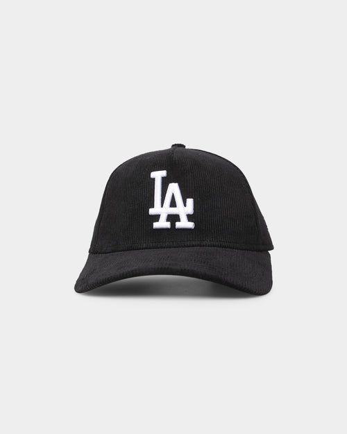 New Era Women's Los Angeles Dodgers 'Black Cord' 9FORTY A-Frame Casual Strapback Black/White