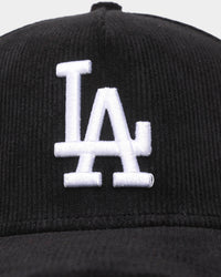 New Era Women's Los Angeles Dodgers 'Black Cord' 9FORTY A-Frame Casual Strapback Black/White