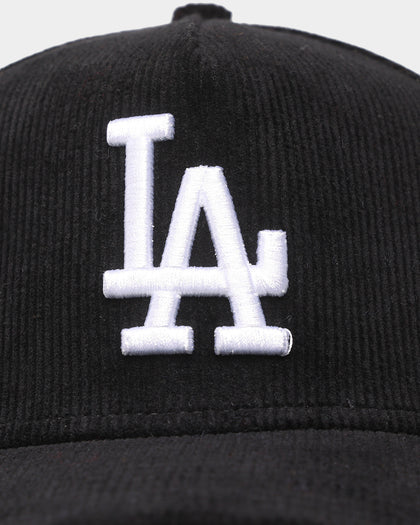 New Era Women's Los Angeles Dodgers 'Black Cord' 9FORTY A-Frame Casual Strapback Black/White
