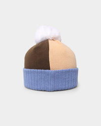 New Era Los Angeles Dodgers Knit Thin Pom Beanie Copen Blue