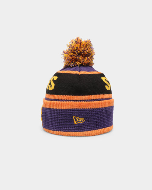 New Era Phoenix Suns Pom Waffle Knit Beanie Original Team Colours