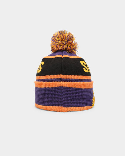 New Era Phoenix Suns Pom Waffle Knit Beanie Original Team Colours