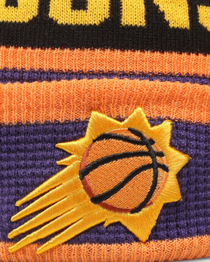 New Era Phoenix Suns Pom Waffle Knit Beanie Original Team Colours