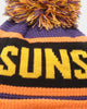 New Era Phoenix Suns Pom Waffle Knit Beanie Original Team Colours