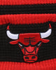 New Era Chicago Bulls Pom Waffle Knit Beanie Original Team Colours