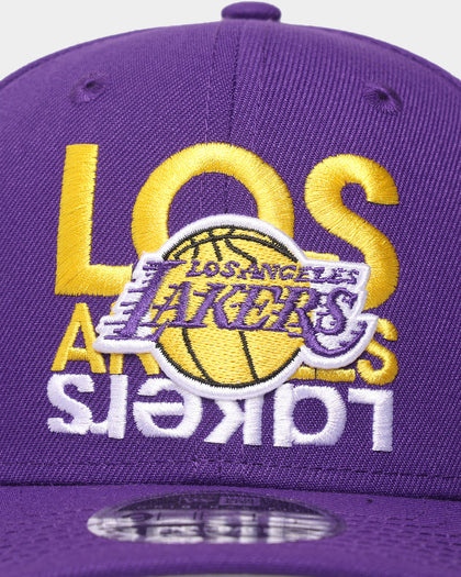 New Era Los Angeles Lakers 'Stacked' 9FIFTY Original Fit Snapback OTC