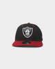 New Era Las Vegas Raiders 'Black Cardinal' 9FIFTY Original Fit Pro Crown Snapback Black/Cardinal