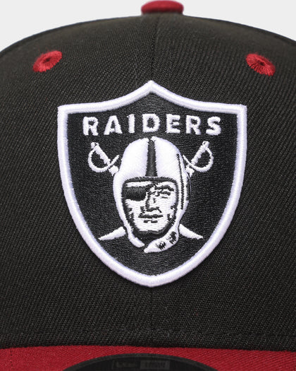 New Era Las Vegas Raiders 'Black Cardinal' 9FIFTY Original Fit Pro Crown Snapback Black/Cardinal