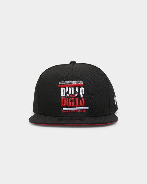 New Era Chicago Bulls 'Tilt' 9FIFTY A-Frame Snapback Black/Original Team Colours