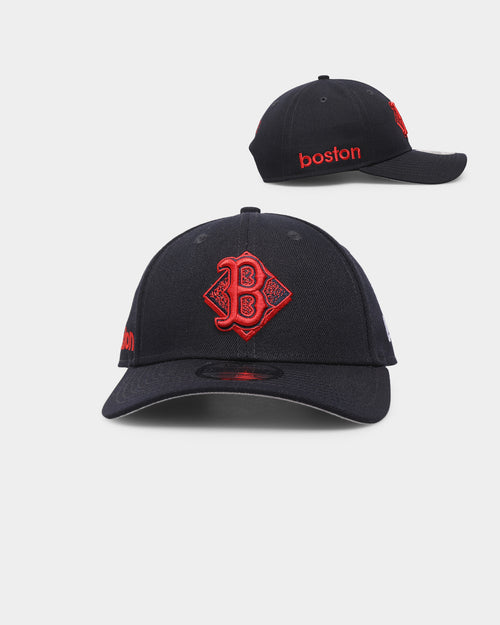 New Era Boston Red Sox 'Diamond' 9FORTY Snapback Original Team Colours