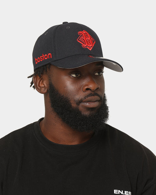 New Era Boston Red Sox 'Diamond' 9FORTY Snapback Original Team Colours