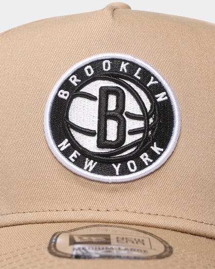 New Era Brooklyn Nets 'Camel Black White' 9FORTY K-Frame Snapback Camel/Black