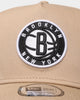 New Era Brooklyn Nets 'Camel Black White' 9FORTY K-Frame Snapback Camel/Black