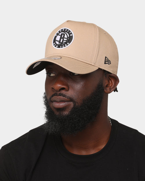 New Era Brooklyn Nets 'Camel Black White' 9FORTY K-Frame Snapback Camel/Black