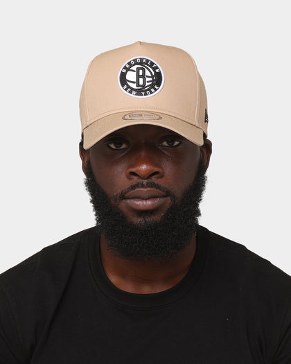 New Era Brooklyn Nets 'Camel Black White' 9FORTY K-Frame Snapback Camel/Black