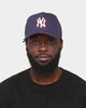 New Era New York Yankees 9FORTY A-Frame Snapback Light Navy/Pinot Wine