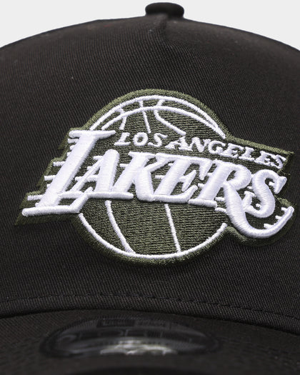 New Era Los Angeles Lakers 9FORTY A-Frame Snapback Black/Green