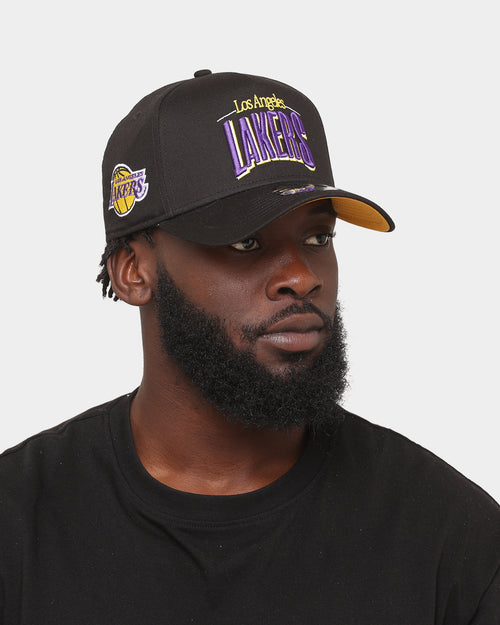 New Era Los Angeles Lakers 'Arch' 9FORTY A-Frame Snapback Black/Original Team Colours