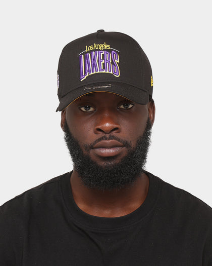 New Era Los Angeles Lakers 'Arch' 9FORTY A-Frame Snapback Black/Original Team Colours