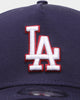 New Era Los Angeles Dodgers 9FORTY A-Frame Snapback Light Navy/Pinot Wine