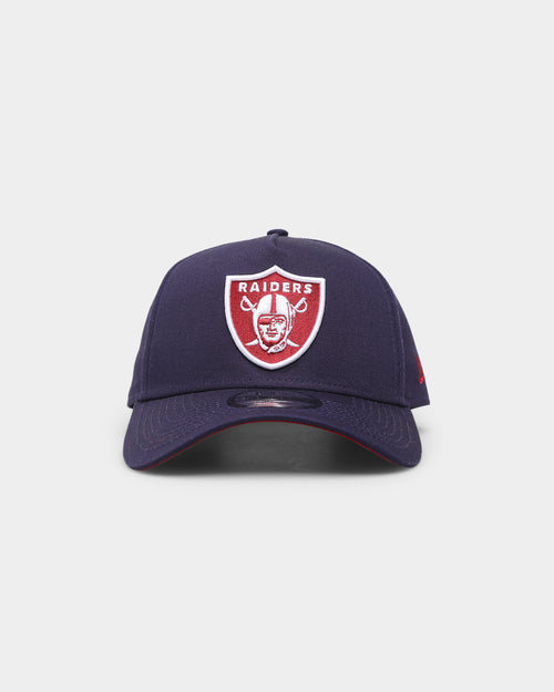 New Era Las Vegas Raiders 9FORTY A-Frame Snapback Light Navy/Pinot Wine