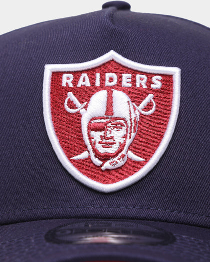 New Era Las Vegas Raiders 9FORTY A-Frame Snapback Light Navy/Pinot Wine