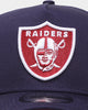 New Era Las Vegas Raiders 9FORTY A-Frame Snapback Light Navy/Pinot Wine