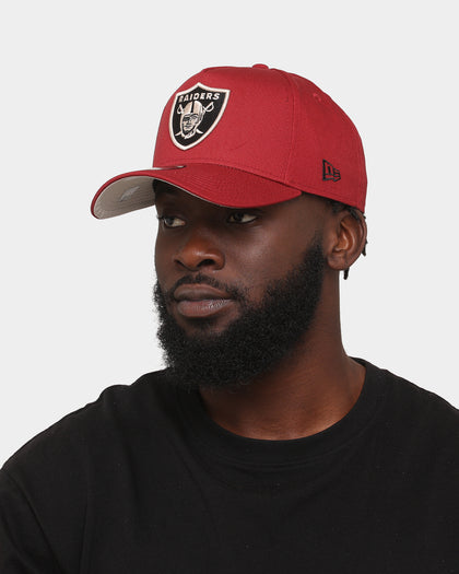 New Era Las Vegas Raiders 9FORTY A-Frame Snapback Cardinal/Black/Stone