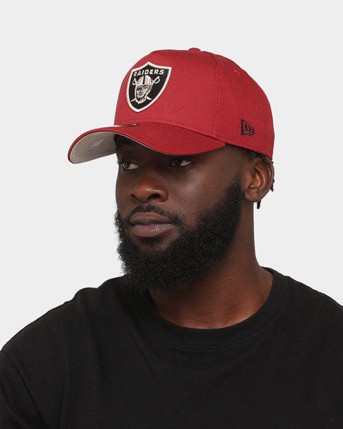 New Era Las Vegas Raiders 9FORTY A-Frame Snapback Cardinal/Black/Stone