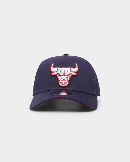 New Era Chicago Bulls 9FORTY A-Frame Snapback Light Navy/Pinot Wine