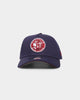New Era Brooklyn Nets 9FORTY A-Frame Snapback Light Navy/Pinot Wine