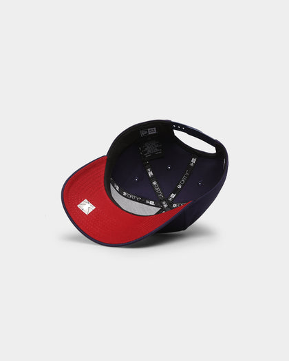 New Era Brooklyn Nets 9FORTY A-Frame Snapback Light Navy/Pinot Wine
