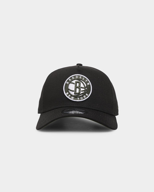 New Era Brooklyn Nets 9FORTY A-Frame Snapback Black/Green
