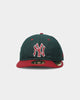 New Era New York Yankees 'Beets & Greens' 59FIFTY Retro Crown Fitted Dark Green/Cardinal