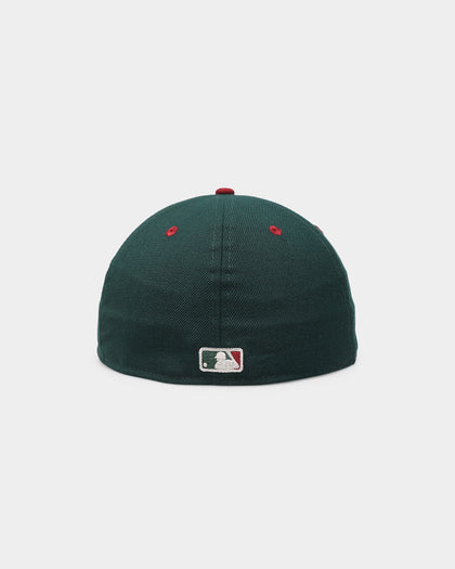 New Era New York Yankees 'Beets & Greens' 59FIFTY Retro Crown Fitted Dark Green/Cardinal