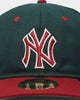 New Era New York Yankees 'Beets & Greens' 59FIFTY Retro Crown Fitted Dark Green/Cardinal