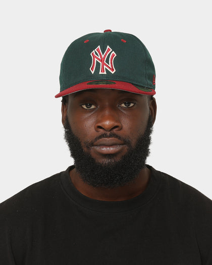 New Era New York Yankees 'Beets & Greens' 59FIFTY Retro Crown Fitted Dark Green/Cardinal