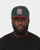 New Era New York Yankees 'Beets & Greens' 59FIFTY Retro Crown Fitted Dark Green/Cardinal