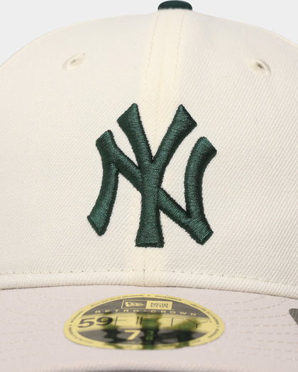 New Era New York Yankees 'Chrome White Dark Green' 59FIFTY Retro Crown Fitted Chrome White Dark Green
