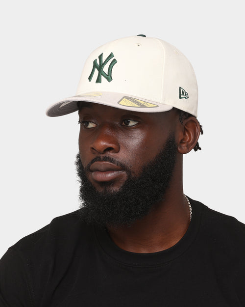 New Era New York Yankees 'Chrome White Dark Green' 59FIFTY Retro Crown Fitted Chrome White Dark Green