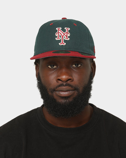 New Era New York Mets 'Beets & Greens' 59FIFTY Retro Crown Fitted Dark Green/Cardinal