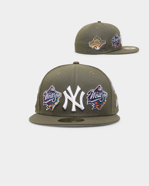 New Era New York Yankees 'Olive Multi Logo' 59FIFTY Fitted Olive/OTC