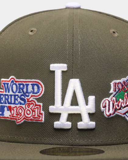 New Era Los Angeles Dodgers 'Olive Multi Logo' 59FIFTY Fitted Olive/OTC