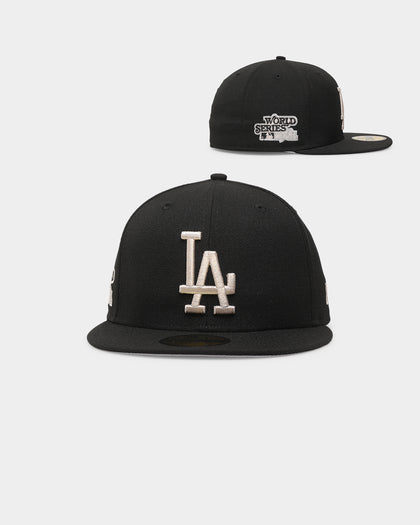 New Era Los Angeles Dodgers World Series 'Stone Tones' 59FIFTY Fitted Black/Stone