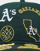New Era Oakland Athletics 'Team Multi Logo' Old Golfer Snapback Team/Multi