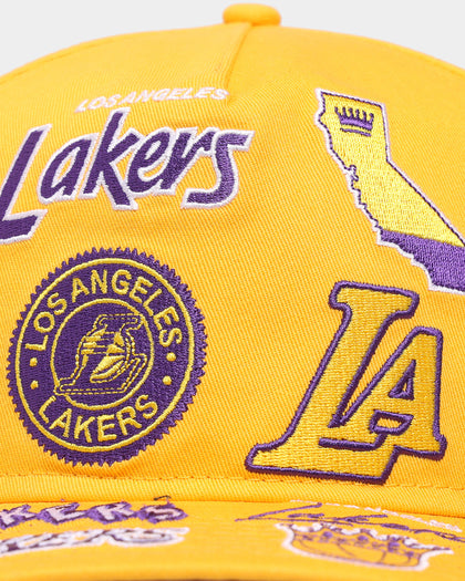 New Era Los Angeles Lakers 'Team Multi Logo' Old Golfer Snapback Team/Multi