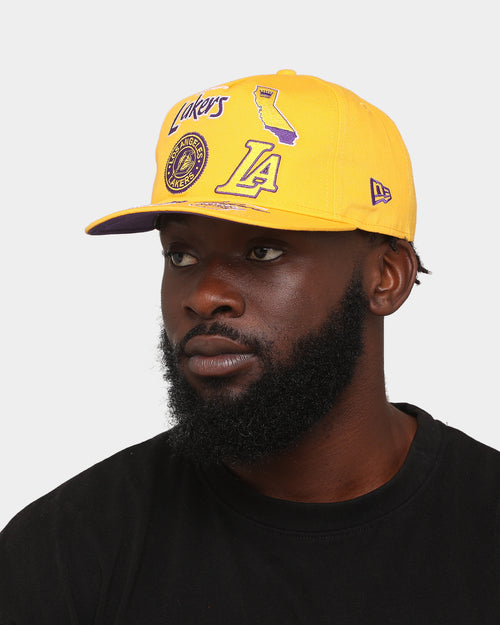New Era Los Angeles Lakers 'Team Multi Logo' Old Golfer Snapback Team/Multi